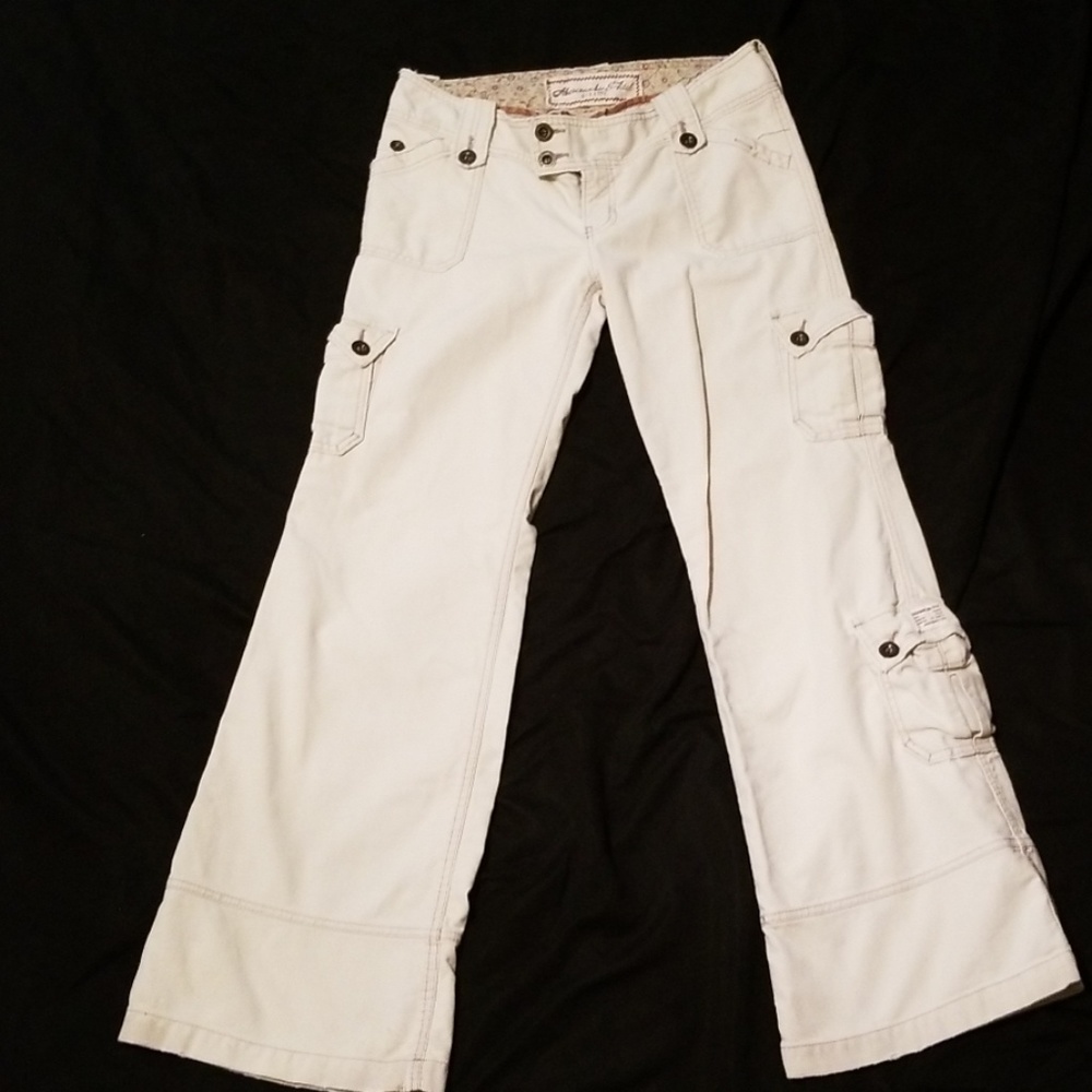 Abercrombie and Fitch cargo khakis